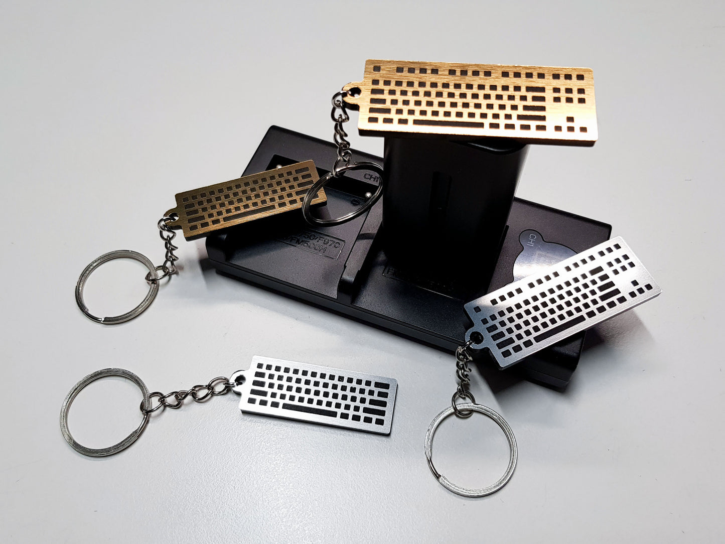 Laser Ninja Keychains and Stands