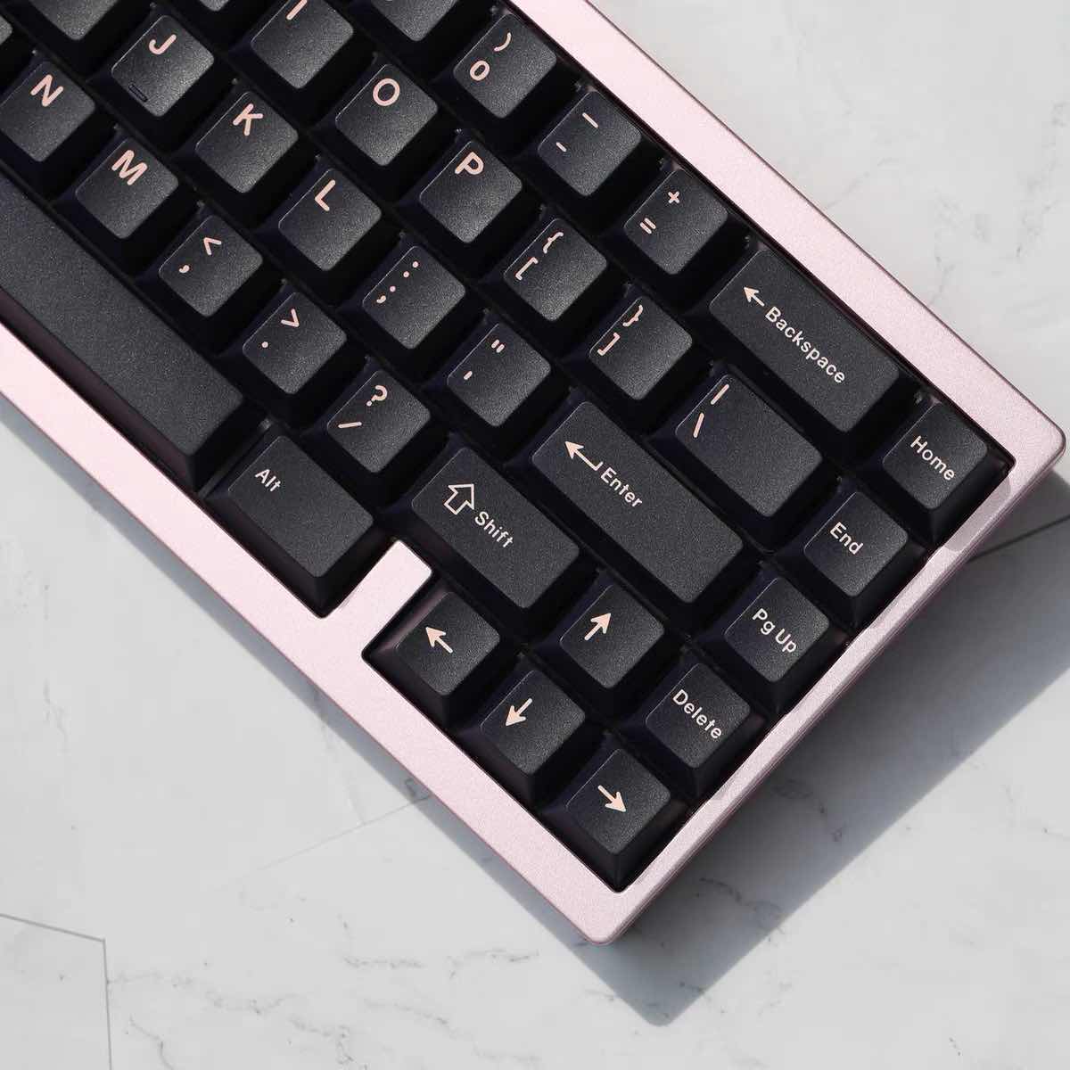 PBT Keycaps (Pink, Black, Red, Green)