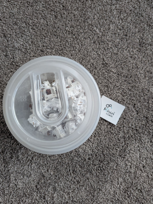 [OP Shop] 70x XCJZ Chocolate Ball Bearing Linear Switches