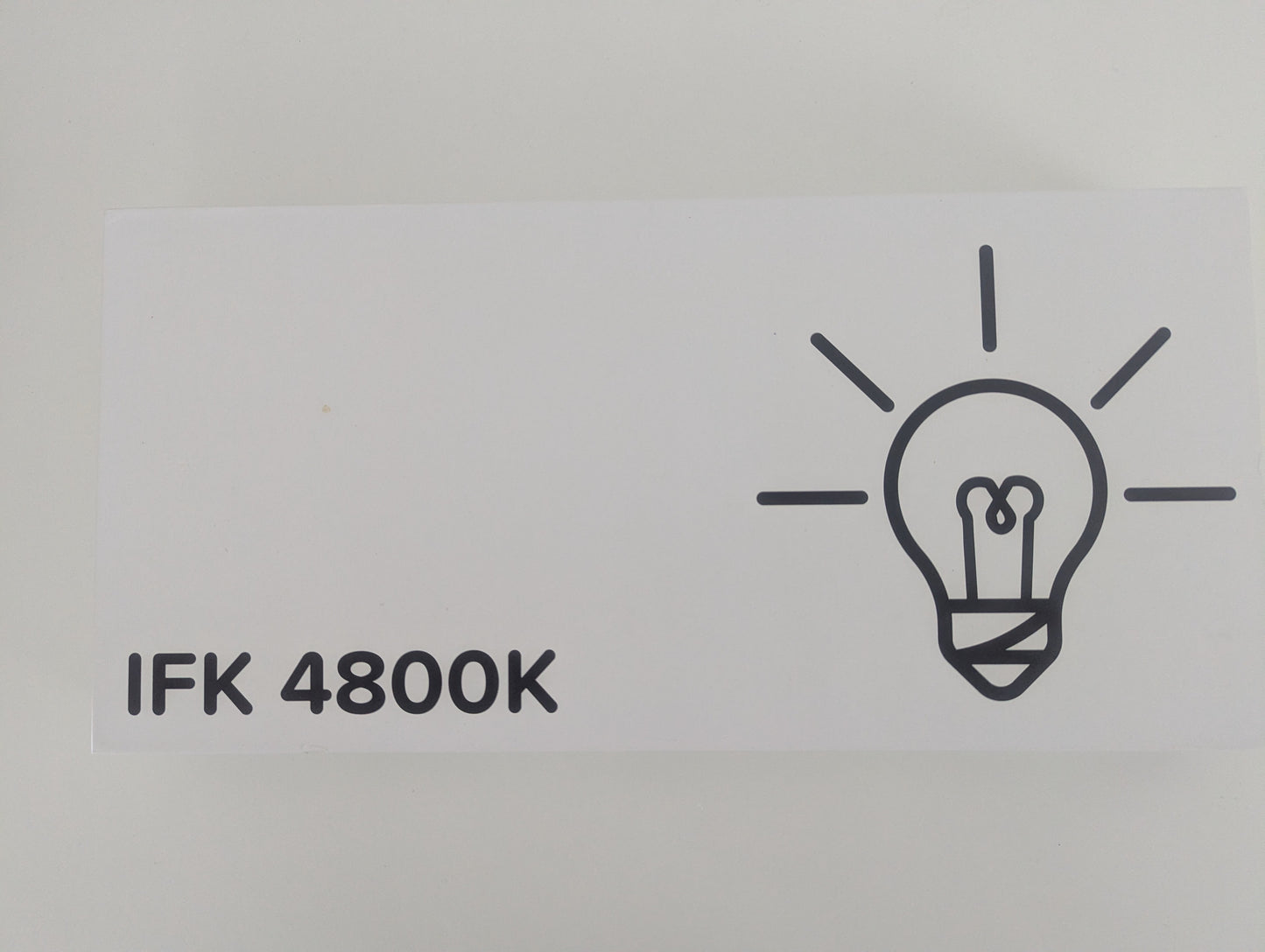 [OP Shop] IFK 4800k Keycaps (black on white)