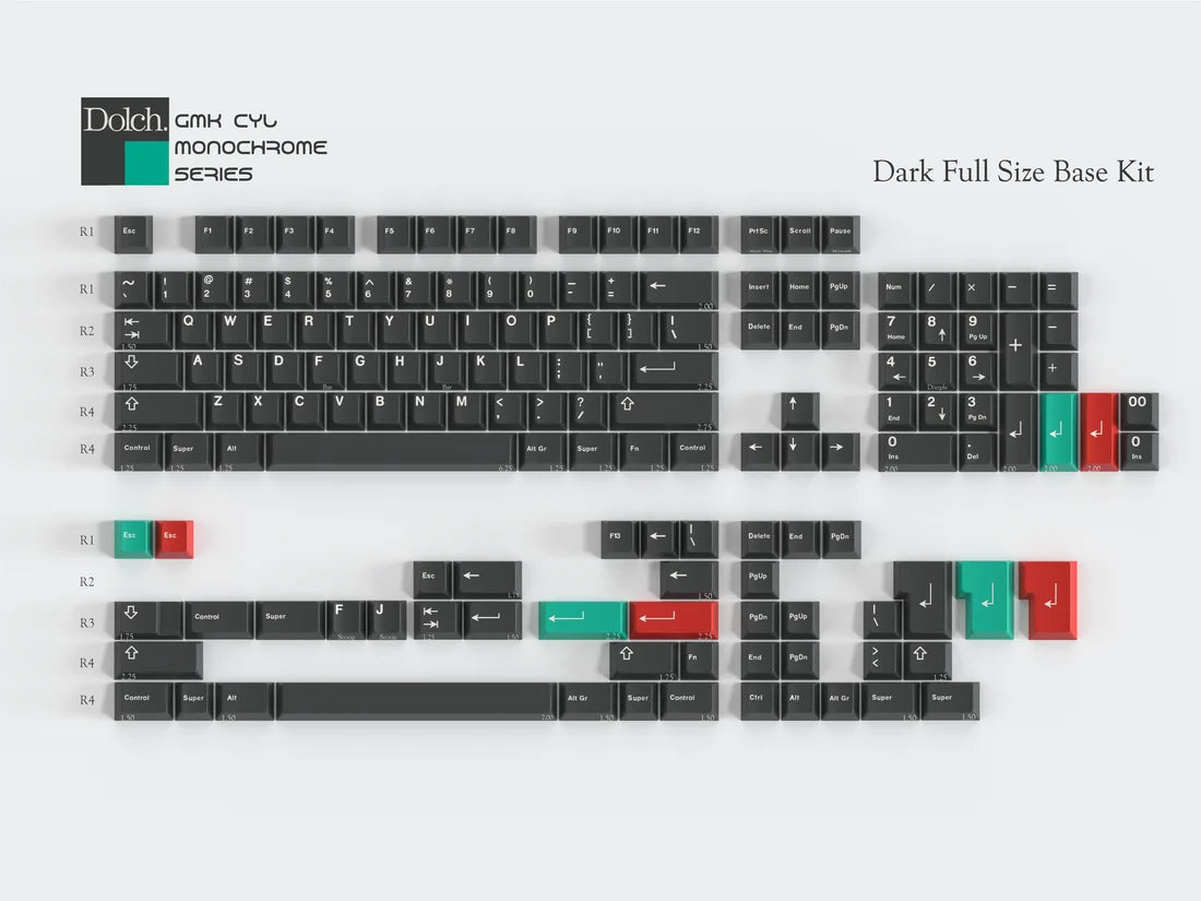 GMK Monochrome Dolch (Mono)